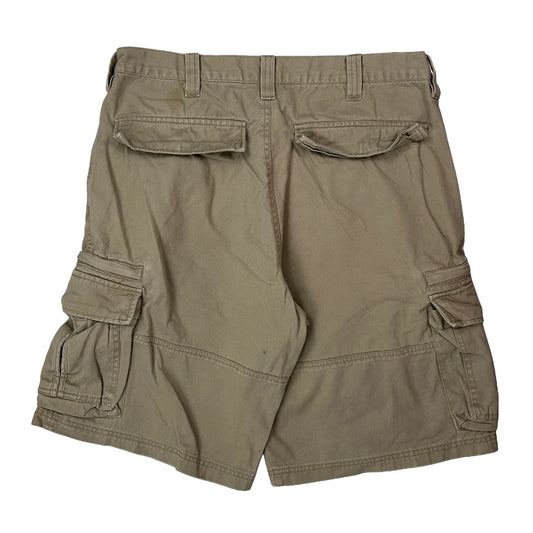Lee Cargo Shorts - 34W 10L Beige Cotton