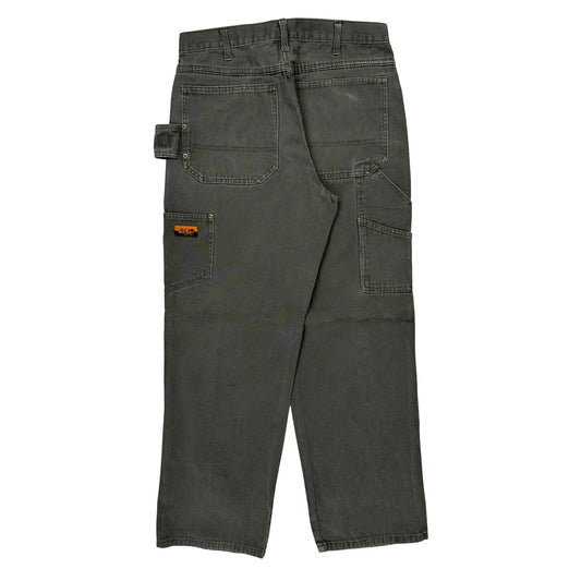 Unbranded Carpenter Trousers - 30W 31L Grey Cotton