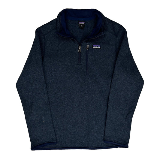 Patagonia Fleece - Large Navy Polyester