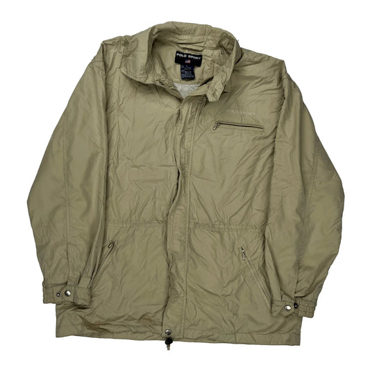 Polo Sport Windbreaker - Large Beige Polyester