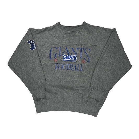 Giants Lee Sport Football Sweatshirt - XL Gray Cotton
