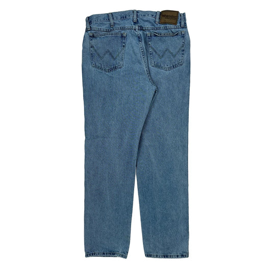 Wrangler Jeans - 34W 33L Blue Cotton