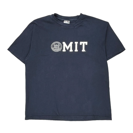 Champion College T-Shirt - XL Navy Cotton