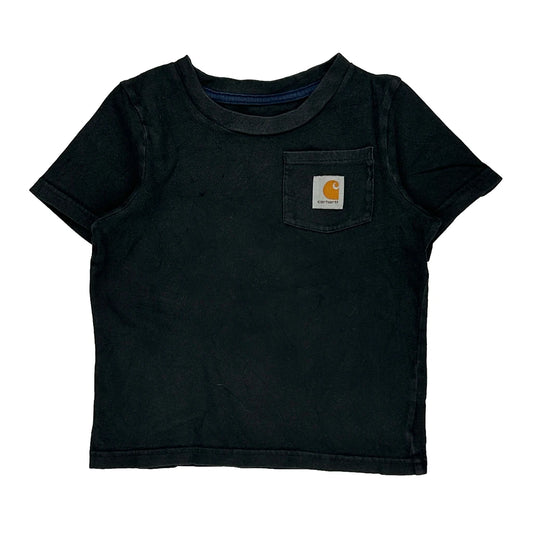 Age 5 Carhartt T-Shirt - Small Black Cotton
