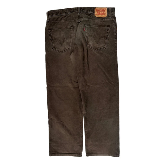 Vintage Levis 559 Relaxed Cord Trousers - 36W 30L Brown Corduroy