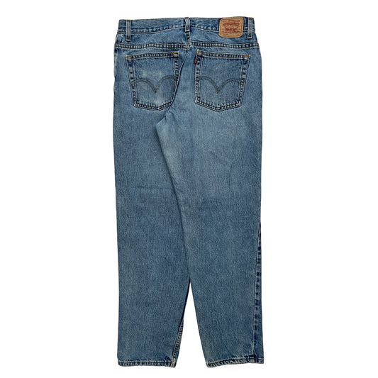 Levis 550 Jeans - 32W 31L Blue Cotton