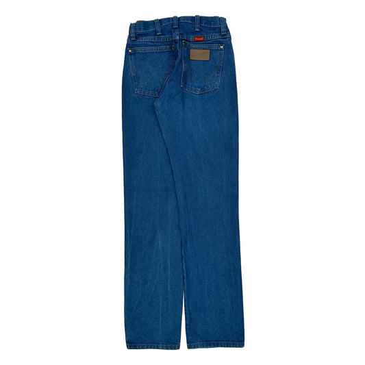 Wrangler Jeans - 25W 34L Blue Cotton