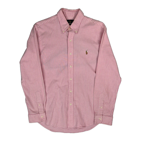 Ralph Lauren Slim Fit Shirt - Large Pink Cotton