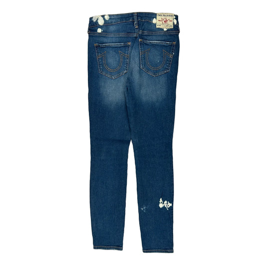 True Religion Skinny Jeans - 27W US 4 Blue Cotton