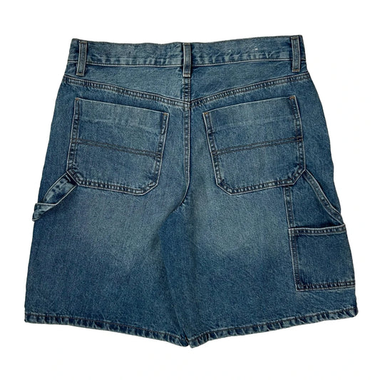 Garage Denim Shorts - 30W UK 12 Blue Denim