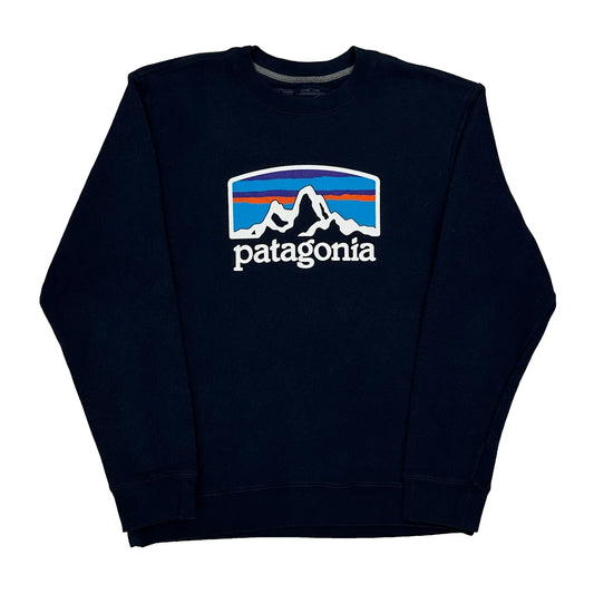 Vintage Uprisal Crew Patagonia Sweatshirt - Medium Black Polyester Blend