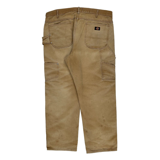 Dickies Carpenter Trousers - 40W 31L Brown Cotton