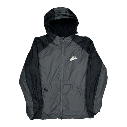 Nike Windbreaker - Large Black Polyester