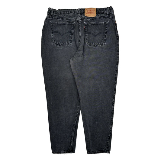 Made In USA Levis 522 Jeans - 35W UK 18 Grey Cotton