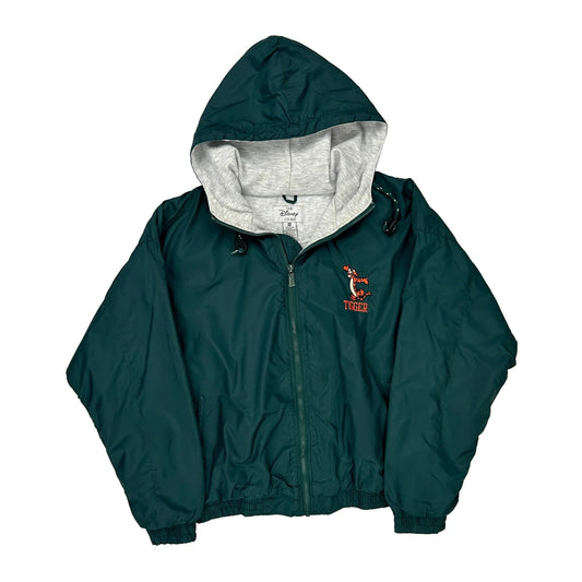 Tigger Disney Cartoon Windbreaker - Medium Green Nylon