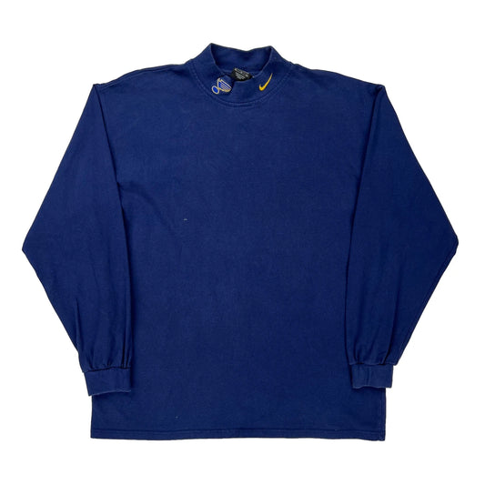 St. Louis Blues Nike Nhl Long Sleeve T-Shirt - Large Blue Cotton