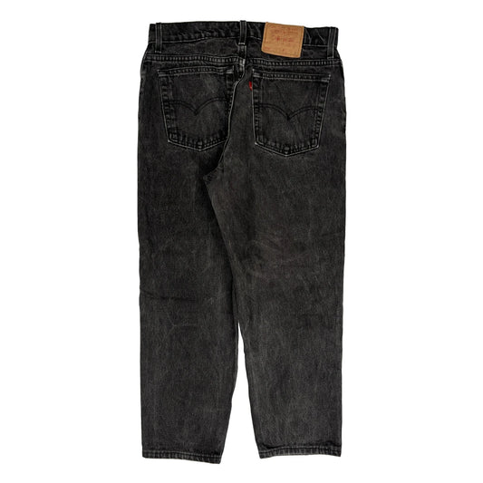 Vintage Made In USA Levis 550 Jeans - 31W 26L Black Denim
