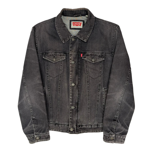 Levis Denim Jacket - Large Grey Denim