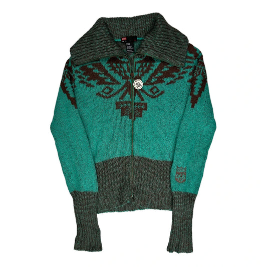 Diesel Zip Up - XL Green Acrylic