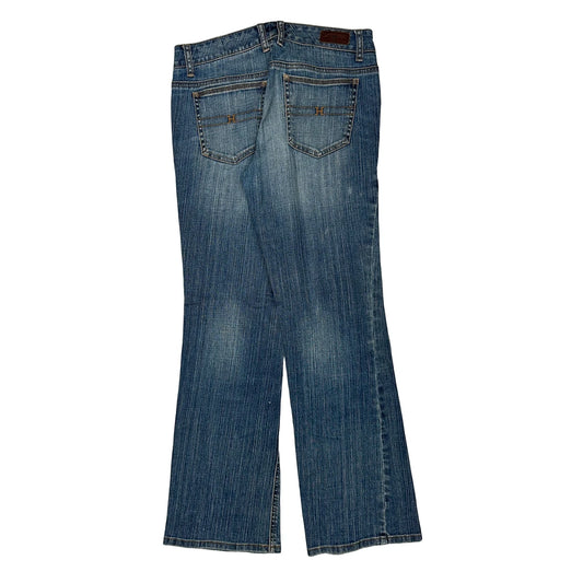 Tommy Hilfiger Boot Cut Jeans - 32W UK 10 Light Wash Denim