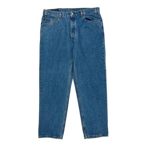 Relaxed Straight Leg Levis Jeans - 38W 32L Blue Cotton