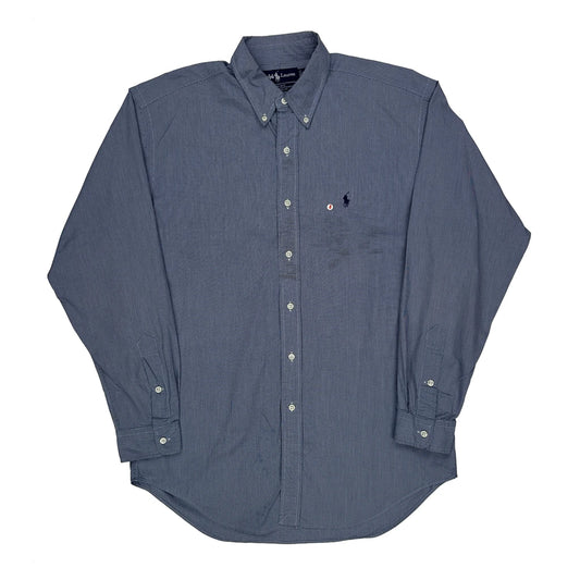 Blake Shirt Ralph Lauren Checked Shirt - Medium Blue Cotton Blend