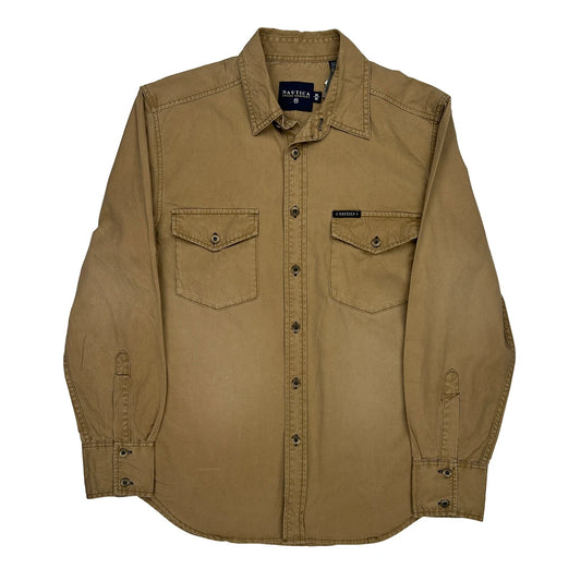 Nautica Shirt - Medium Brown Cotton