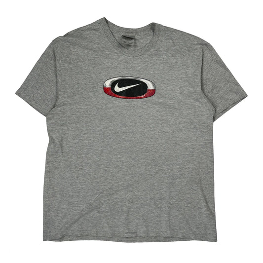Vintage Nike T-Shirt - XL Gray Cotton