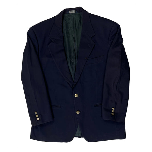 Burberry Blazer - Large Navy Wool