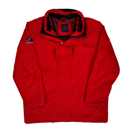 Tommy Hilfiger Ski Jacket - Large Red Polyester