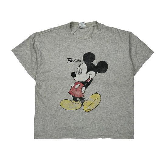 Delta Cartoon T-Shirt - Large Grey Cotton