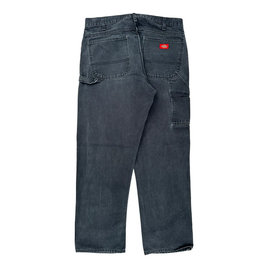 Dickies Cargo Carpenter Jeans - 34W 31L Grey Cotton