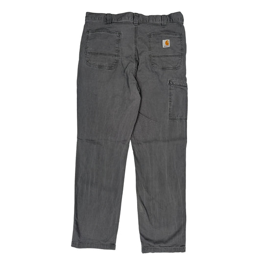 Carhartt Double Knee Carpenter Trousers - 36W 34L Grey Cotton