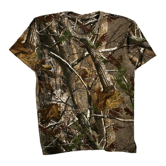 Vintage For The 9Th Realtree Camo T-Shirt - Medium Camo Cotton