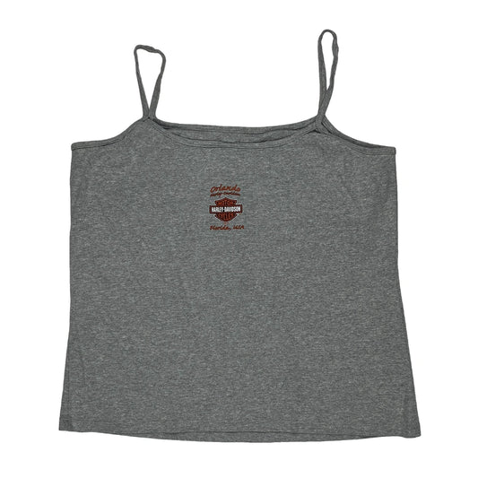 Motorcycles Harley Davidson Graphic Top - XL Grey Cotton