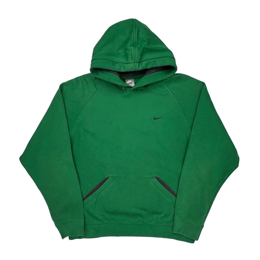 Vintage Nike Hoodie - Medium Green Cotton