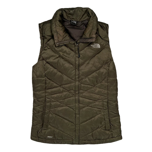 650 Fill The North Face Vest - XS Green Polyester