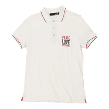  Vintage white Love Moschino Polo Shirt - mens medium