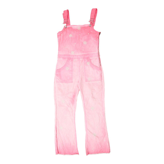 Vintage Don’T Cry Milan Dungarees - Small Pink Cotton