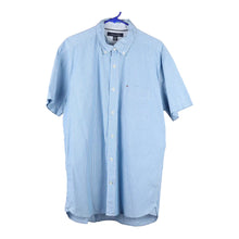  Vintage blue Tommy Hilfiger Short Sleeve Shirt - mens large