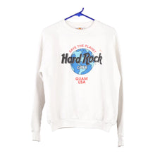  Vintage white Guam, USA Hard Rock Cafe Sweatshirt - womens medium