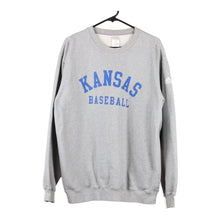  Vintage grey Kansas Baseball Adidas Sweatshirt - mens large
