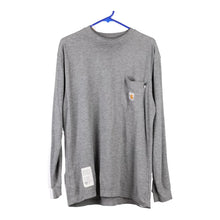  Vintage grey Carhartt Long Sleeve T-Shirt - mens large