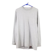  Vintage grey Dickies Long Sleeve T-Shirt - mens medium