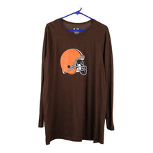  Vintage brown Cleveland Browns Nfl Long Sleeve T-Shirt - womens x-large