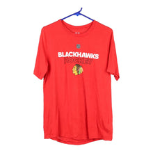  Vintage red Chicago Blackhawks Adidas T-Shirt - womens x-large