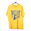 Vintage yellow Indiana Pacers Nba T-Shirt - womens x-large