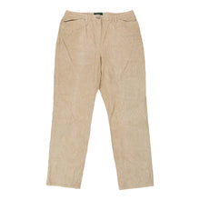  Vintage beige Ralph Lauren Cord Trousers - womens 33" waist
