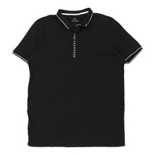  Vintage black Armani Exchange Polo Shirt - mens large