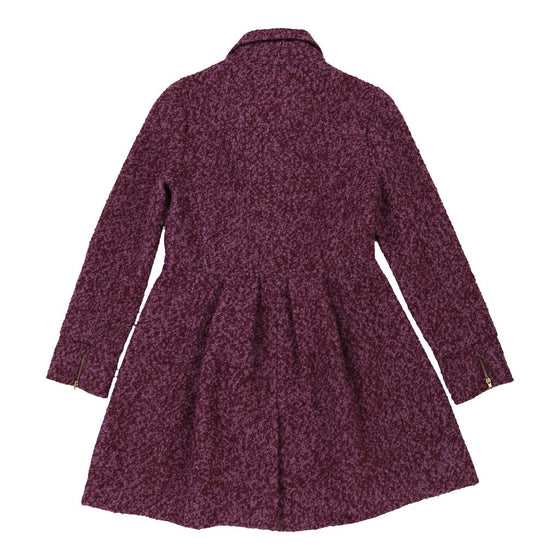 Vintage purple Armani Exchange Overcoat - womens small
